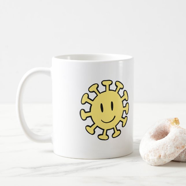 Nichijo Sun Coffee Coffee Mug (With Donut)