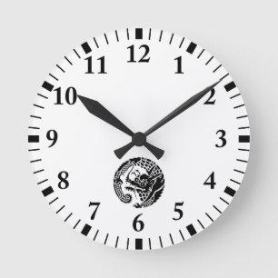 Nichiren Sect Ryū Maru Round Wall Clock