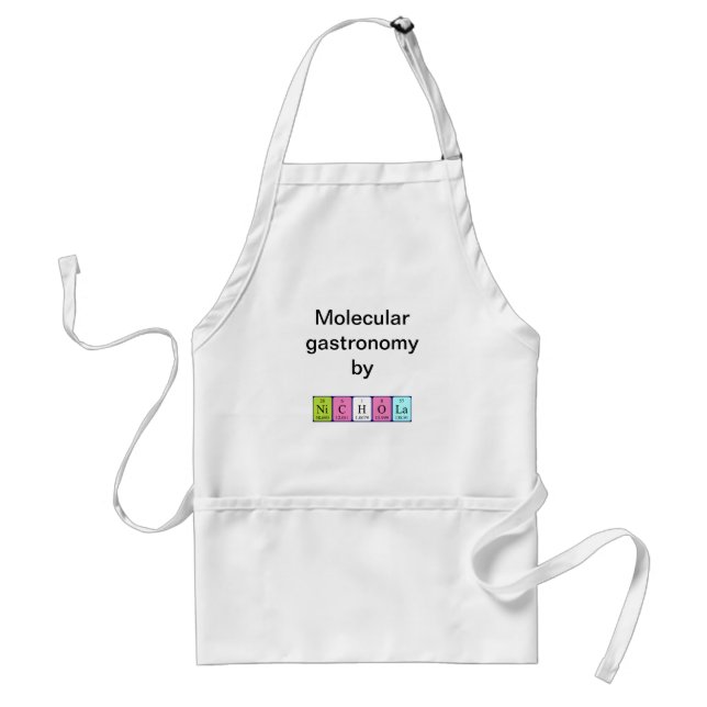Nichola periodic table name apron (Front)