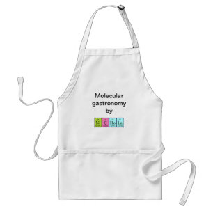 Nichola periodic table name apron