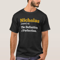 Nicholas Gift Name Personalised Birthday Name Defi