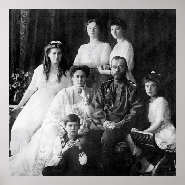 Nicholas II and Family Poster (Front)