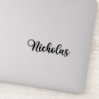 Nicholas Name - Handwritten Calligraphy