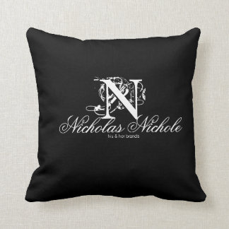 Nicholas Nichole His & Her Brands-Throw Pillow