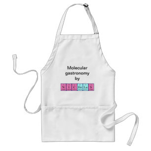 Nicholas periodic table name apron