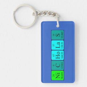 Nicholas periodic table name keyring