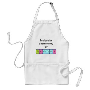 Nicholaus periodic table name apron
