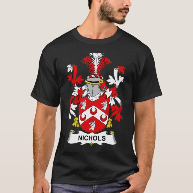 Nichols Coat of Arms  Family Crest T-Shirt (Front)
