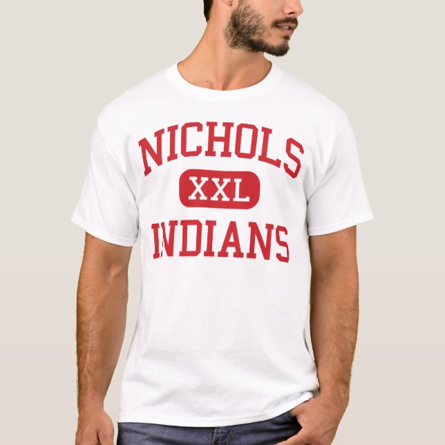 Nichols - Indians - Junior - Biloxi Mississippi T-Shirt (Front)