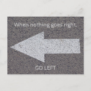 Nichts geht rechts postcard