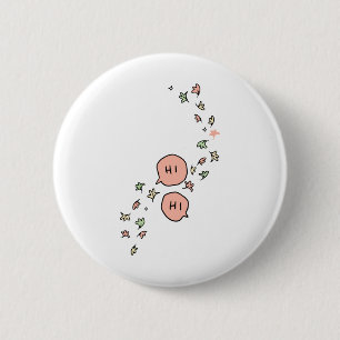 nick and charlie heartstopper 6 cm round badge