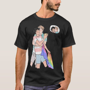 Nick and Charlie heartstopper happy pride Classic T-Shirt