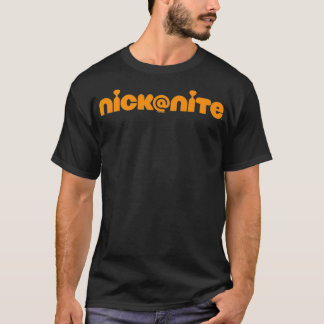 Nick at Nite Logo in Orange blanket  T-Shirt