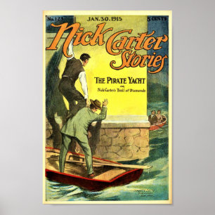 Nick Carter Stories 125 - The Pirate Yacht Poster