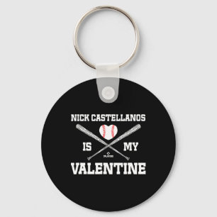 Nick Castellanos Is My Valentine Cincinnati Valent Key Ring
