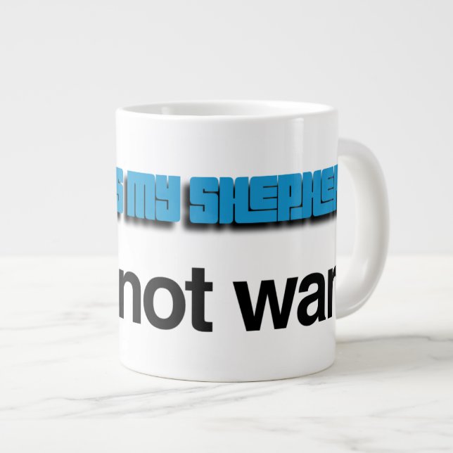 NiCK DAViD - Psalm 23 Blue Mug (Front Right)