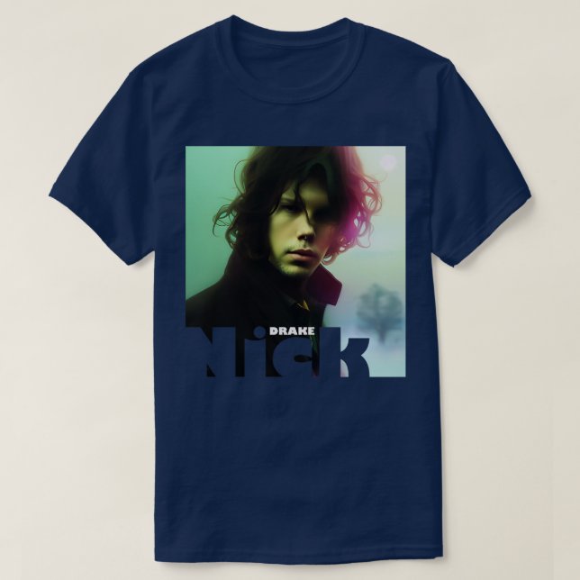 Nick Drake Pink Moon TShirt (Design Front)