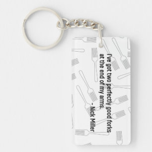 Nick Miller Quote 4/6 Key Ring