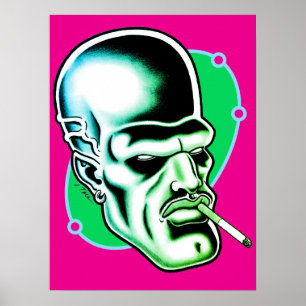 Nick Nebulon™/Hot Pink Poster
