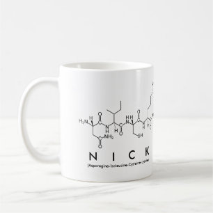 Nick peptide name mug