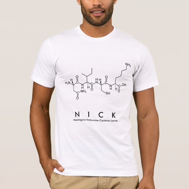 Nick peptide name shirt (Front)