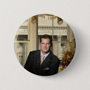 nick-photo2 6 cm round badge