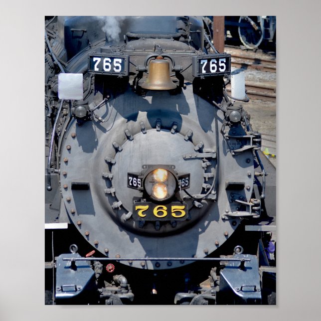 Nickel Plate Road 765 Steam locomotive Train  Poster (Front)