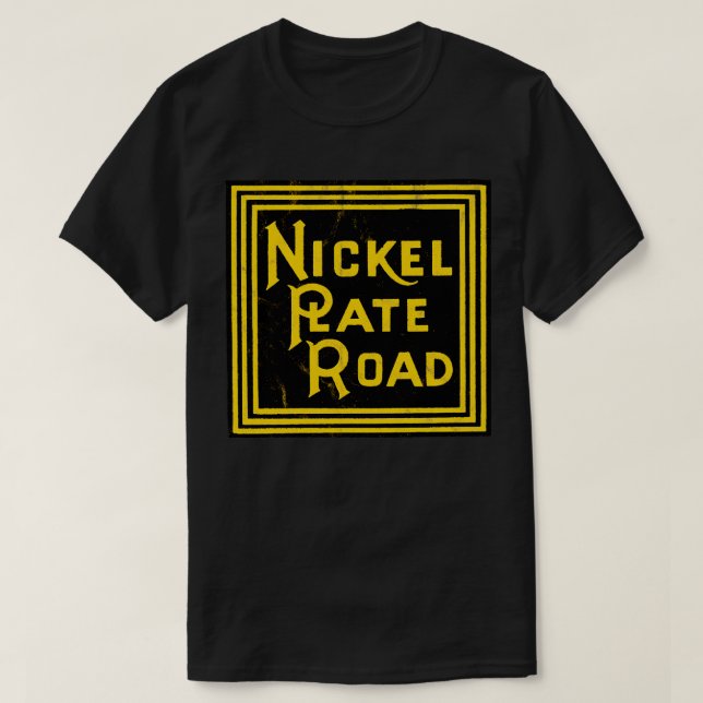Nickel Plate Road Yellow T-Shirt (Design Front)