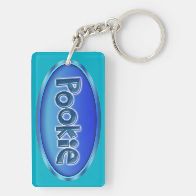Nickname "Pookie" Key Ring (Back)