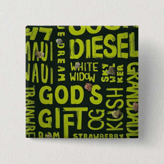 Nicknames 15 Cm Square Badge (Front)