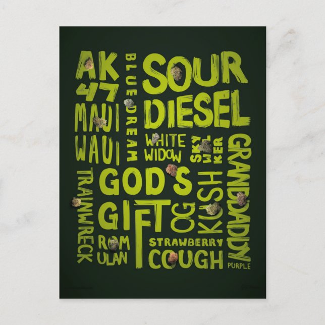 Nicknames Postcard (Front)