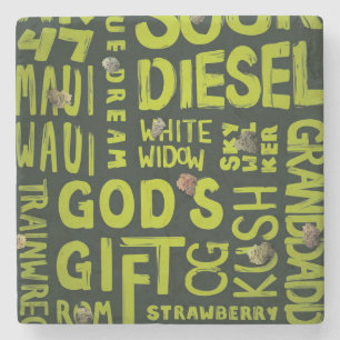 Nicknames Stone Coaster