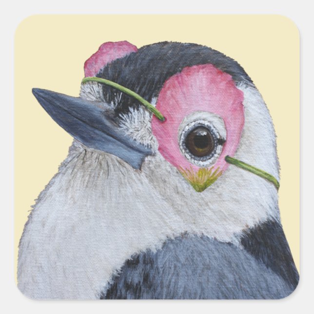 Nicky the nuthatch stickers (Front)