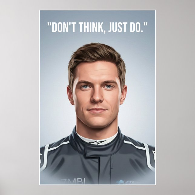 Nico Hülkenberg Racing Vector – Poster (Front)