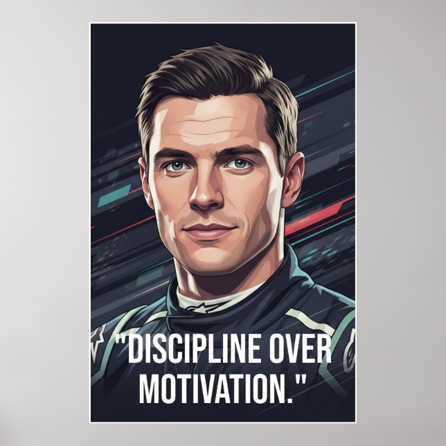 Nico Hülkenberg Racing Vector – Poster (Front)