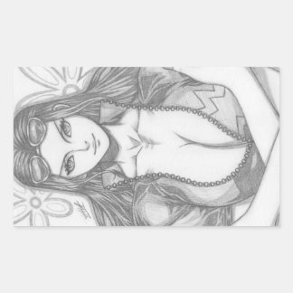 Nico Robin ~ Devil Child Rectangular Sticker