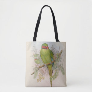 Nicobar Parakeet by John Gould Tote Bag