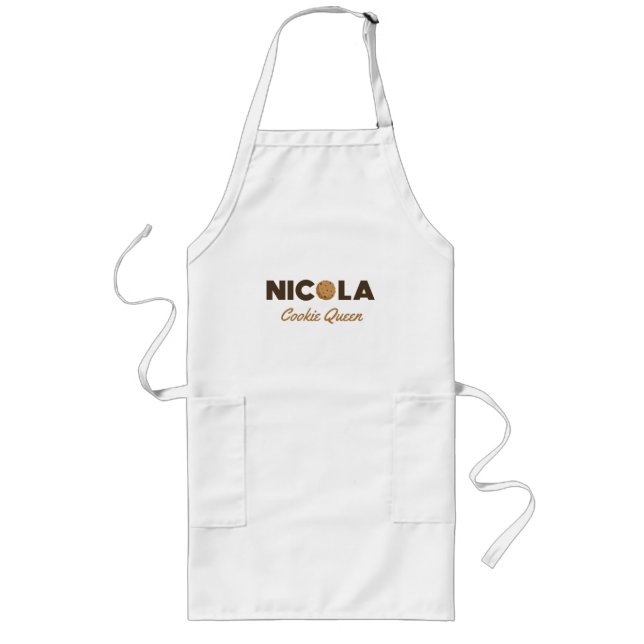 Nicola cookie queen long apron (Front)