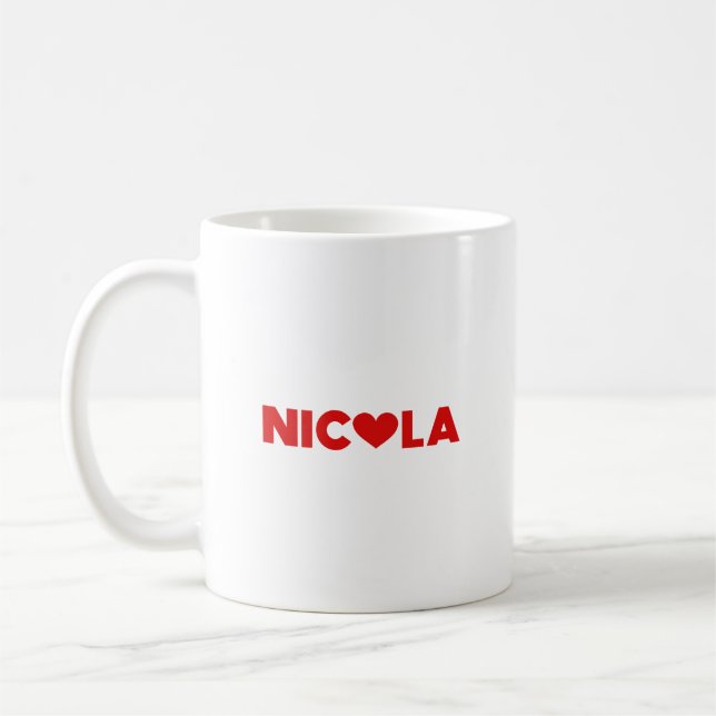 Nicola Love Coffee Mug (Left)