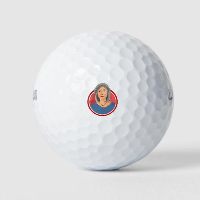 Nicola Spurrier Golf Balls (Front)