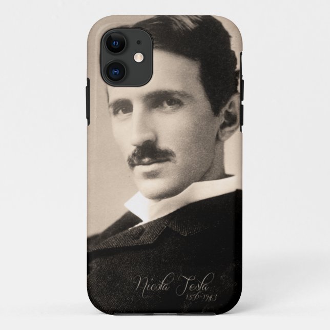 Nicola Tesla Photo Case-Mate iPhone Case (Back)