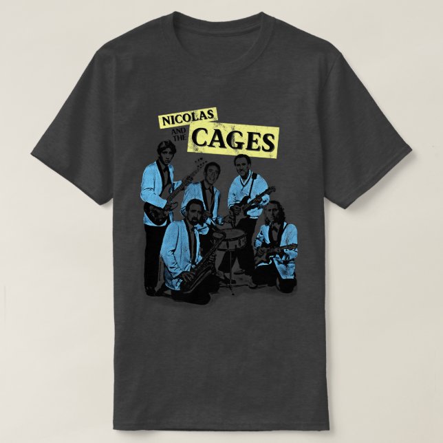 Nicolas and the Cages Nic Cage Shirt (Design Front)