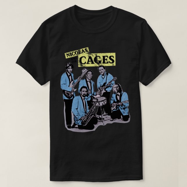 Nicolas and the Cages   T-Shirt (Design Front)