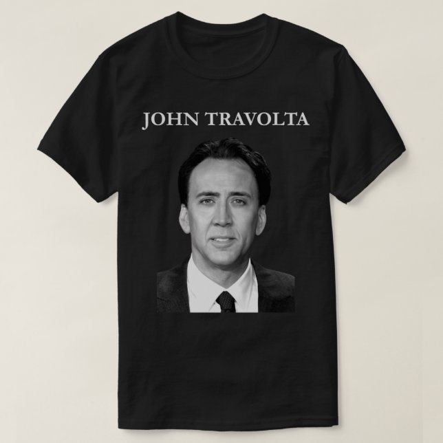 Nicolas Cage John Travolta Face Off Men_s Women_s  T-Shirt (Design Front)