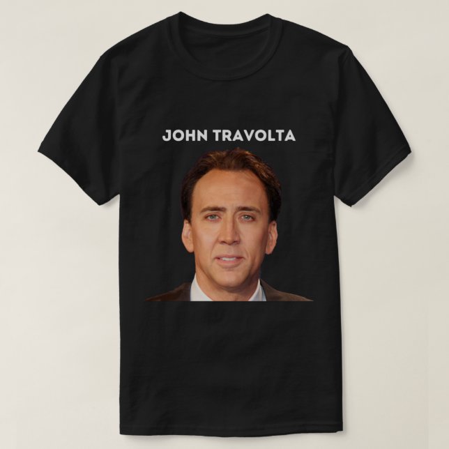 Nicolas Cage John Travolta Face Off Men_s Women_s  T-Shirt (Design Front)