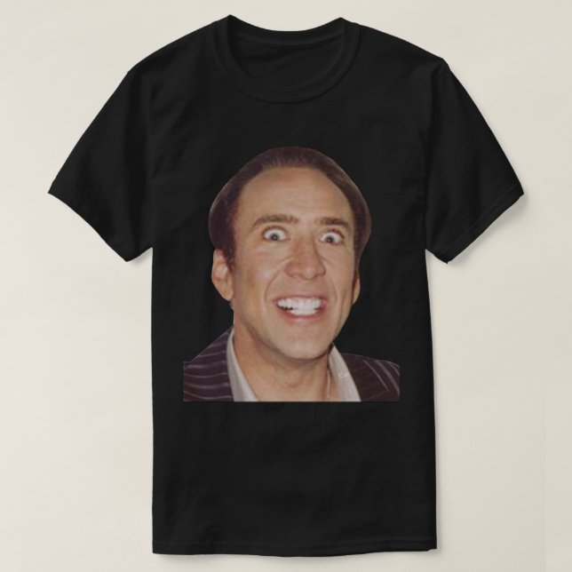 Nicolas Cage Meme   T-Shirt (Design Front)