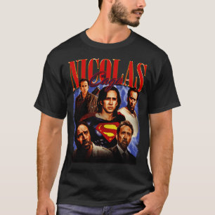 Nicolas Cage Multiverse Iconic Roles Mashup T-Shirt