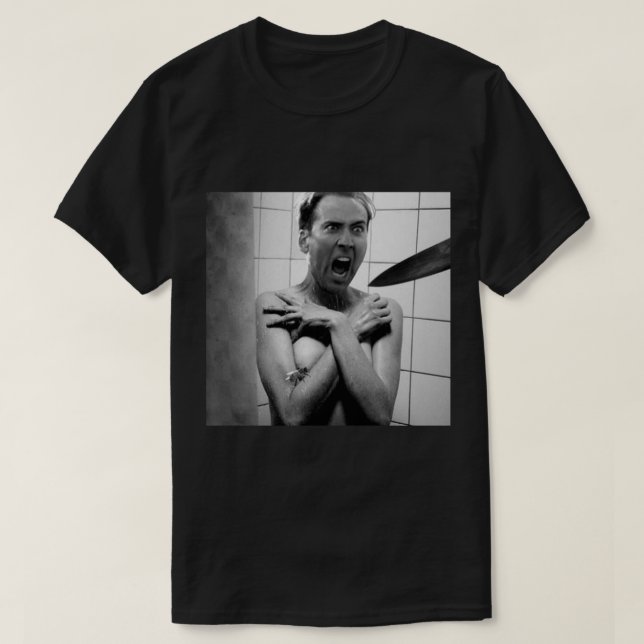 Nicolas CagePsycho   T-Shirt (Design Front)