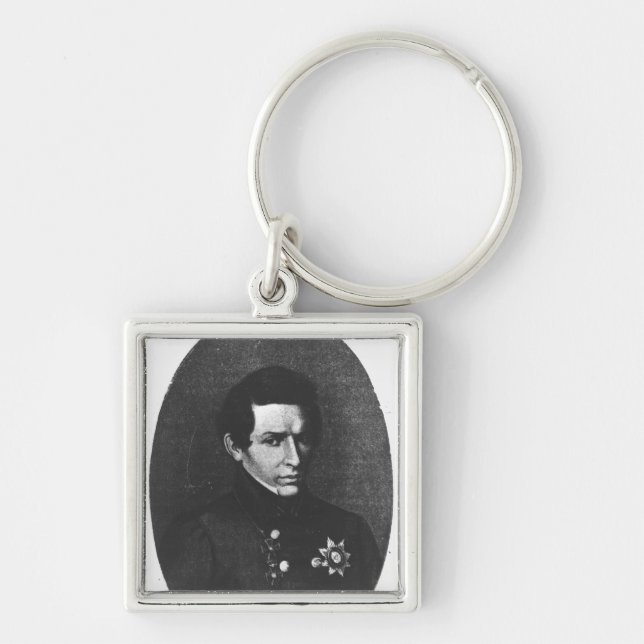 Nicolas Lobatchevsky Key Ring (Front)