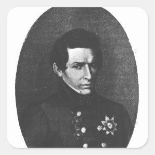 Nicolas Lobatchevsky Square Sticker